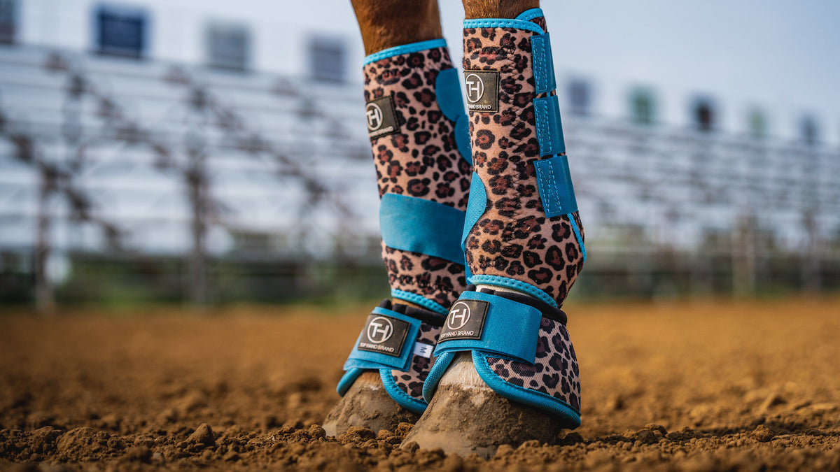 teal bell boots