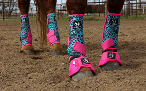 Wild Ride Mint Zebra Sport Boots Wild Ride Mint Zebra Sport Boots