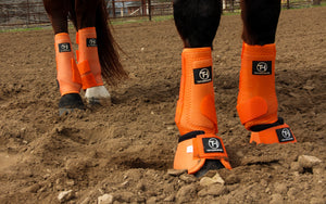 Solid Orange Sport Boots Solid Orange Sport Boots