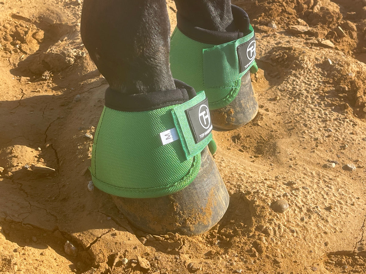 lime green bell boots