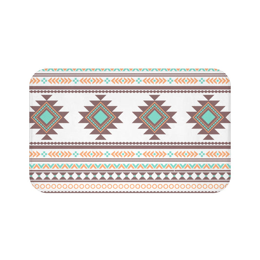 Aztec Earth Memory Foam Bath Mat