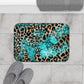 Turquoise Slab Memory Foam Bath Mat