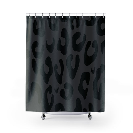 Shadow Leopard Shower Curtain