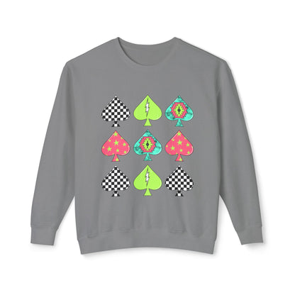 Neon Spades sweatshirt