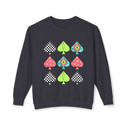 Neon Spades sweatshirt