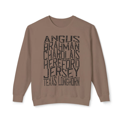 Cattle Breeds Sweatshirt