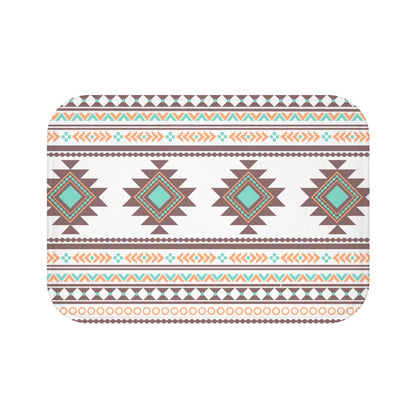 Aztec Earth Memory Foam Bath Mat