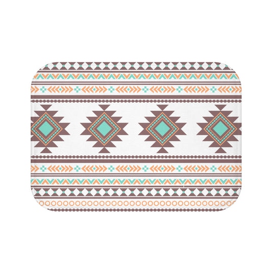 Aztec Earth Memory Foam Bath Mat