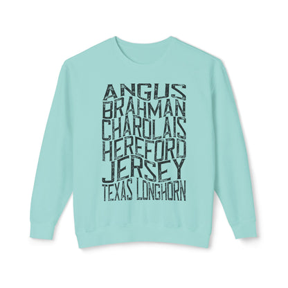 Cattle Breeds Sweatshirt