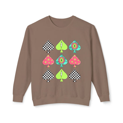 Neon Spades sweatshirt