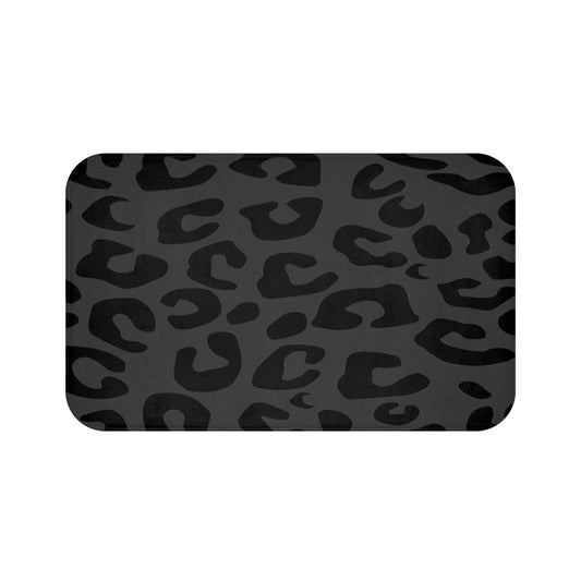 Shadow Leopard Memory Foam Bath Mat