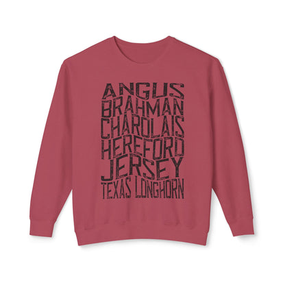 Cattle Breeds Sweatshirt