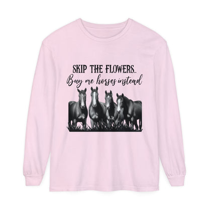 Buy Me Horses Long Sleeve T-Shirt