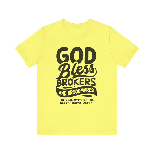 God Bless Brokers Short Sleeve Tee