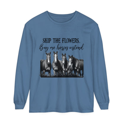 Buy Me Horses Long Sleeve T-Shirt