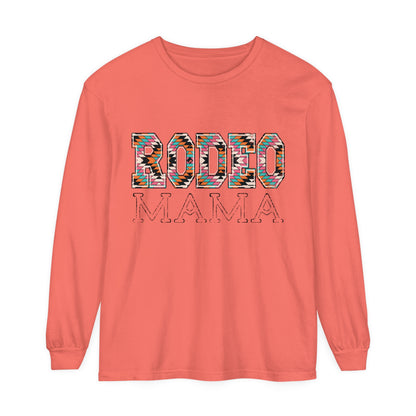 Rodeo Mama Aztec Long Sleeve T-Shirt