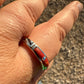 Sterling Coral Stacker Band