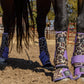 Cheetah Lavender Bell Boot