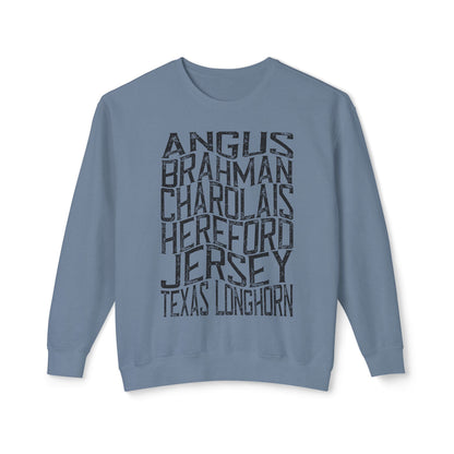 Cattle Breeds Sweatshirt