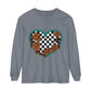 Checkered Spade Long Sleeve T-Shirt