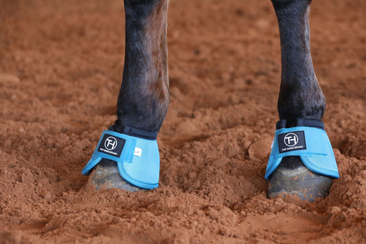 Turquoise Bell Boots