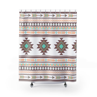 Aztec Earth Shower Curtain