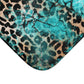 Turquoise Slab Memory Foam Bath Mat