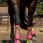 Lime/Pink Checkered Sport Boots
