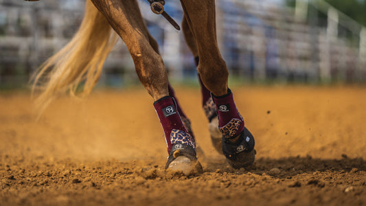 Burgundy w/Cheetah Straps Boot Bundle