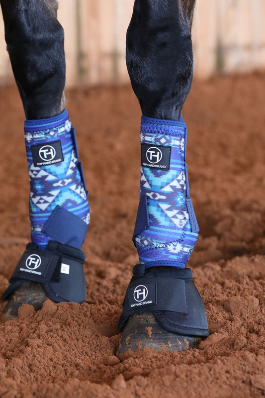 Blue Aztec Boot Bundle