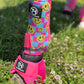 Pink and Blue Smiles Sport Boots
