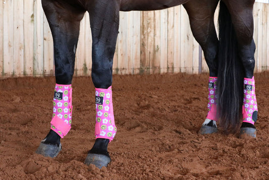 Pink and White Smiles Sport Boots