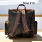 Leather and cowhide backpacks