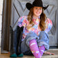 Lucky Unicorns Purple Performance Socks