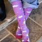 Lucky Unicorns Purple Performance Socks