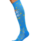 Shine Like The Stars Turquoise Performance Socks