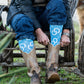 High Maintenance Cowgirl Sky Blue Performance Socks