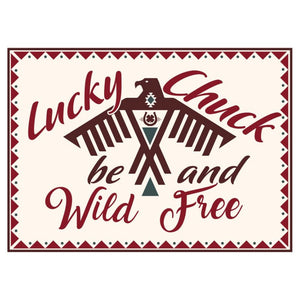 Wild and Free Thunderbird Iron-on Patch