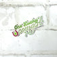 One Lucky Cowgirl Green Iron-on Patch