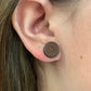 15811 Leather Stud Earrings