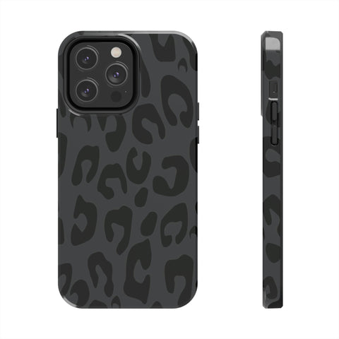 Gray Cheetah phone case