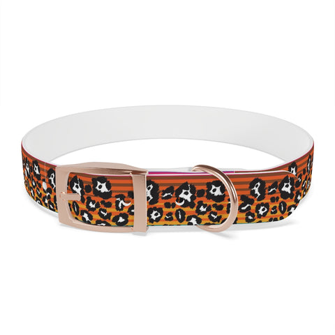 Shadow Leopard Serape Dog Collar