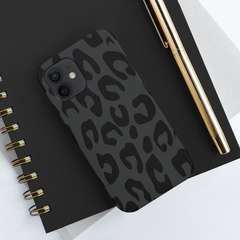 Gray Cheetah phone case