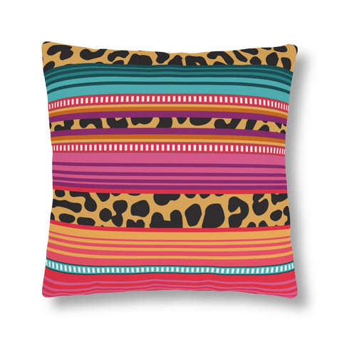 Cheetah Serape Waterproof Pillow