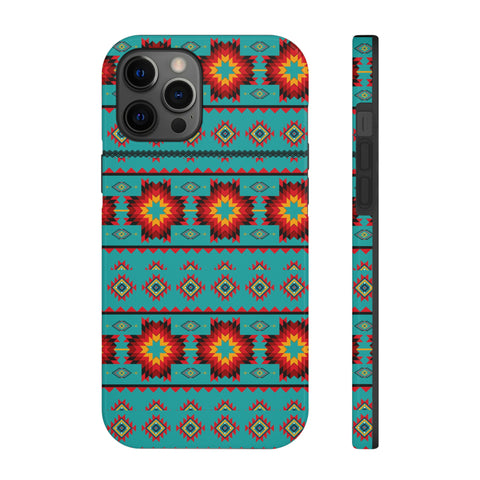 Turquoise Aztec Flexi Case
