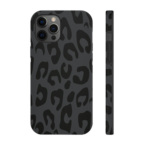 Gray Cheetah phone case