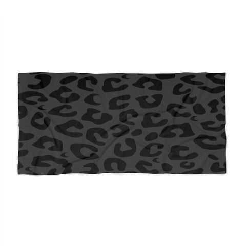 Shadow Leopard Beach Towel