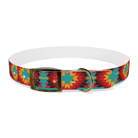 Cheetah Serape Dog Collar