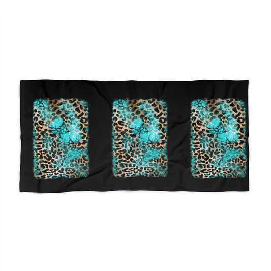 Turquoise Slab Beach Towel