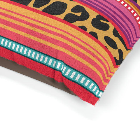 Cheetah Serape Pet Bed